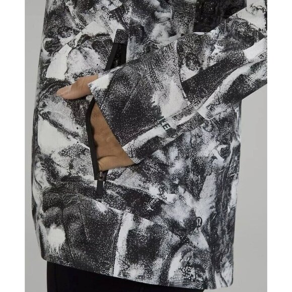 Lululemon Break A Trail Jacket Hooded Windbreaker Take Flight Grey Multi 8 - Picture 6 of 16